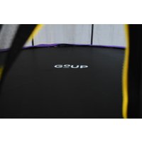 Батут GoUP Elite 12FT (с сеткой и лестницей, фиолетовый)