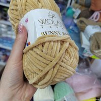 Пряжа для вязания Wolans Yarns Bunny Baby 24 100 г 120 м (пудра, 5 мотков)