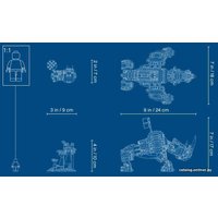 Конструктор LEGO Ninjago 71719 Бронированный носорог Зейна