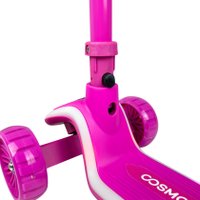 Трехколесный самокат Cosmoride Shine 038-PU/S1000 (розовый)