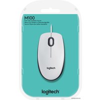 Мышь Logitech M100 (белый)