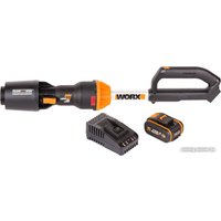 Ручная воздуходувка Worx WG543E (с 1-им АКБ 4 Ач)
