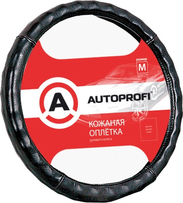 

Оплетка на руль Autoprofi AP-765 BK (M) (черный)