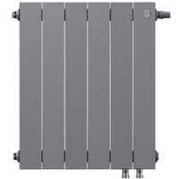 Биметаллический радиатор Royal Thermo PianoForte 500 VDR Silver Satin (6 секций)