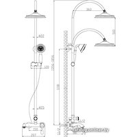 Душевая панель Lemark Intense LM5662C