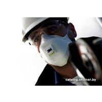 Респиратор-полумаска 3M Противоаэрозольная фильтрующая полумаска Aura 9332+