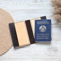 Обложка на паспорт Творческая мастерская "Пуговка" Анастасии Минич Мишка