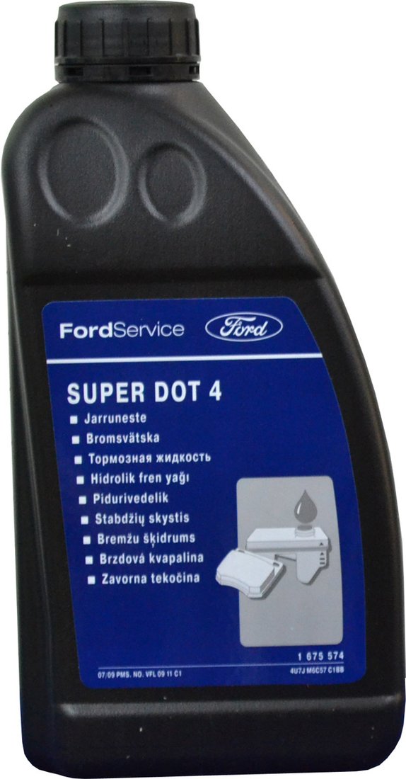 

Тормозная жидкость Ford Super DOT 4 1л