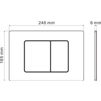 Унитаз подвесной Roxen Antares One Rimless 6 в 1 StounFix Dual Fresh 614314 (оружейная сталь/металл)