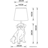 Настольная лампа Arte Lamp Bobby A1512LT-1BK