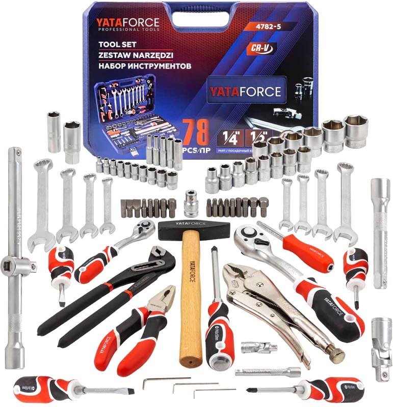 

Универсальный набор инструментов Yataforce YF-4782-5(58797)