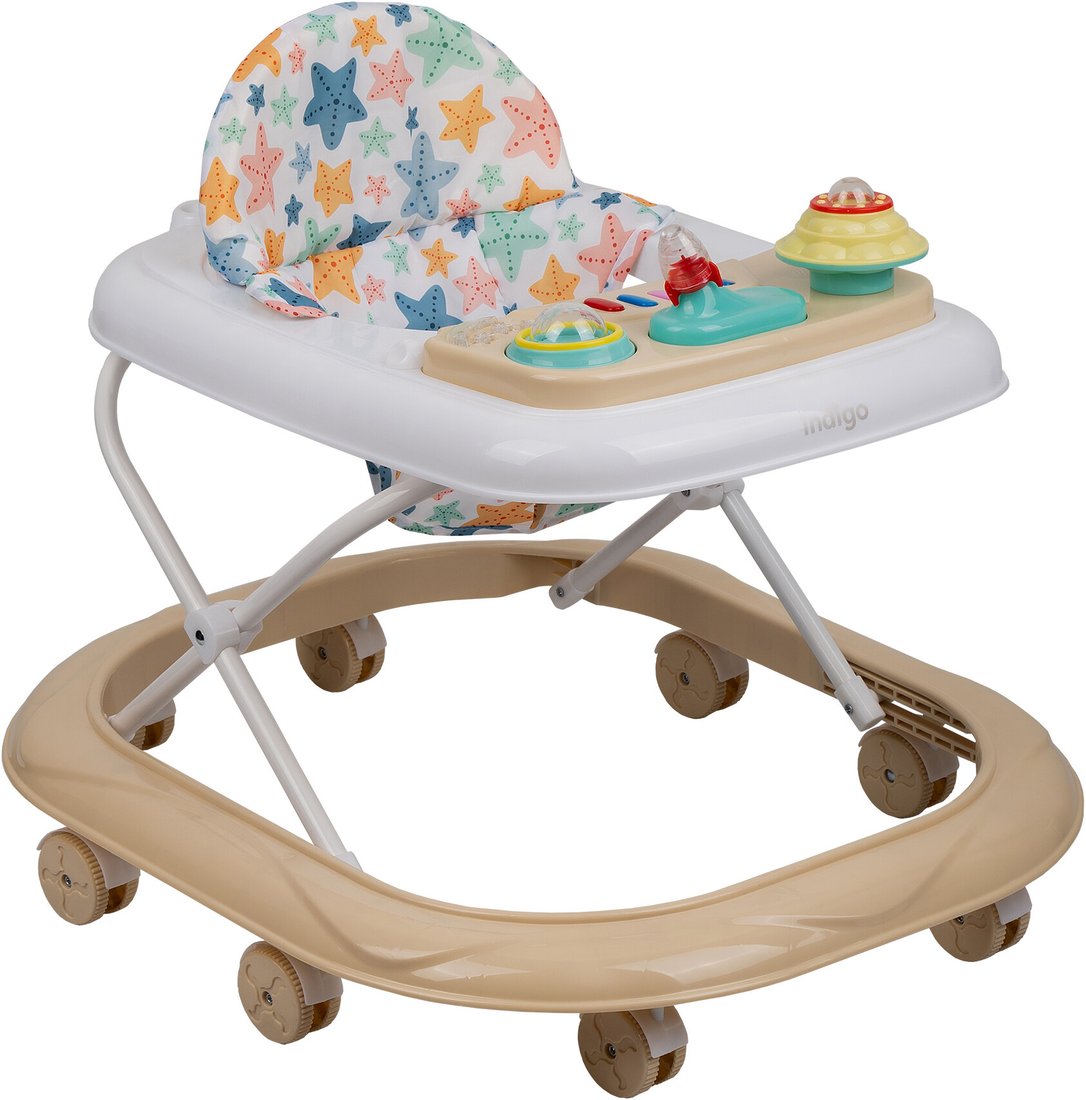 Ходунки Indigo Space (бежевый)