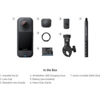 Экшен-камера Insta360 X4 Air Motorcycle Multiview Bundle (черный)