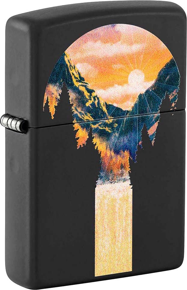 

Зажигалка Zippo Mountain Waterfall Black Light 48676
