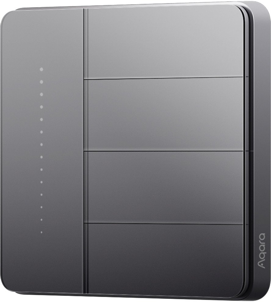 Умный выключатель Aqara Z1 Pro 4 клавиши (графитовый)
