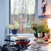 Сковорода Sambonet 1965 Vintage Aluminum 51014R28 (красный) в Орше