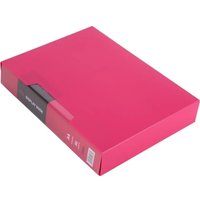 Папка для бумаг Deli Rio 5036 с файлами (розовый)