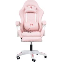 Игровое (геймерское) кресло Calviano 1584 (ткань, розовый)
