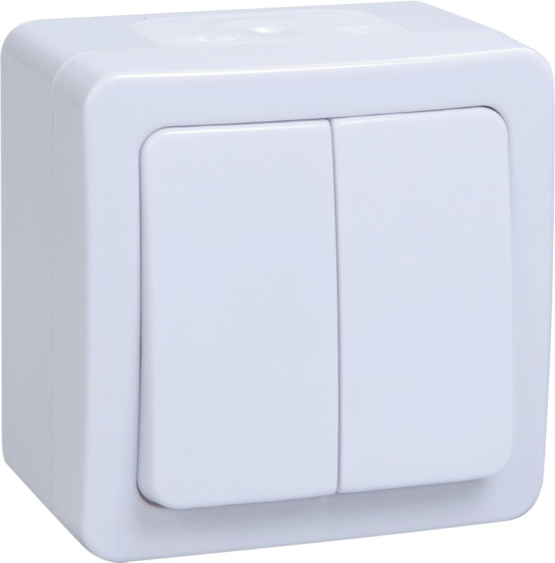 

Выключатель IEK Гермес Plus ВС20-2-0-ГПБ