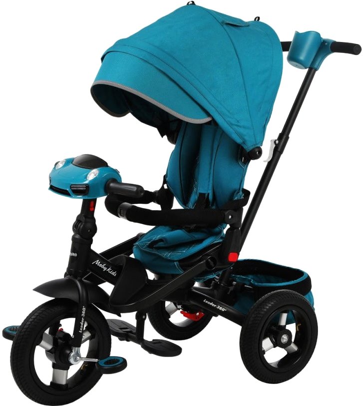 

Детский велосипед Moby Kids Leader 360° 12x10 AIR (морская волна)