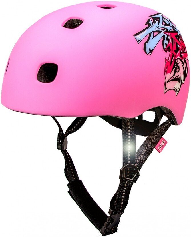 

Cпортивный шлем Crazy Safety Ramp (M/L, розовый)