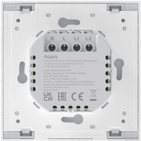 Выключатель Aqara Smart Wall Switch H1 двухклавишный c нейтралью (бежевый)