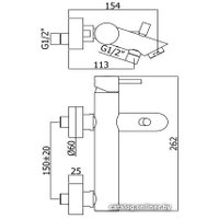 Смеситель Paffoni Light LIG023NO