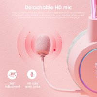 Наушники Onikuma X15 Pro Deer Ears (розовый)