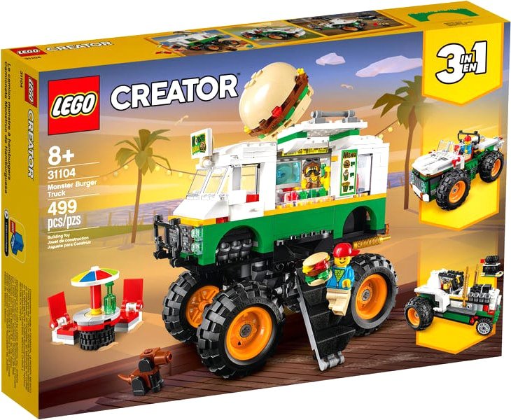 

Конструктор LEGO Creator 31104 Грузовик Монстрбургер