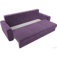 Диван Лига диванов Лига-031 121267 (микровельвет сиреневый)