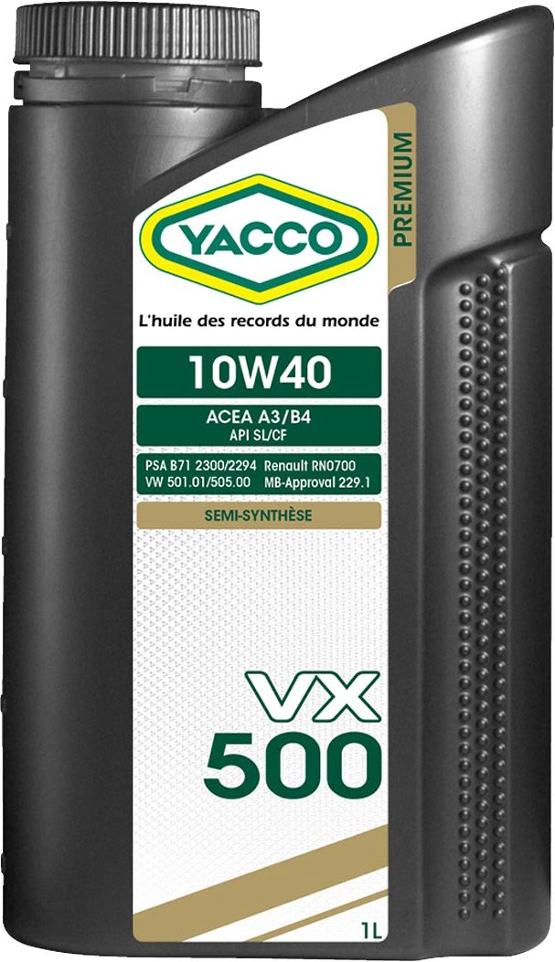 

Моторное масло Yacco VX 500 10W-40 1л