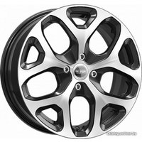 Литые диски K&K КС869 16x6.5" 4x100мм DIA 60.1мм ET 43мм Алмаз черный