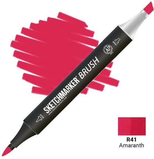 

Маркер художественный Sketchmarker Brush Двусторонний R41 SMB-R41 (пурпурный)