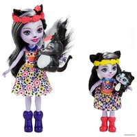 Кукла Enchantimals Сестрички Сейдж и Сабелла Скунс с питомцами HCF82
