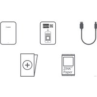 Мобильный фотопринтер Canon Zoemini (розовое золото/белый)