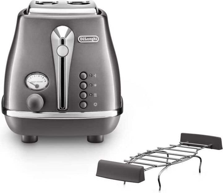 

Тостер DeLonghi Icona Metallics CTOT2103.GY