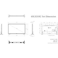 Телевизор LG 49LX318C
