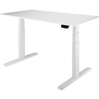 Стол для работы стоя ErgoSmart Ergo Desk Prime 1360x800x36 мм (альпийский белый/белый)