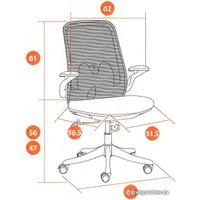 Офисное кресло TetChair Mesh-10 (ткань голубой)