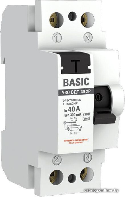 Устройство защитного отключения EKF Basic elcb-2-40-300e-sim