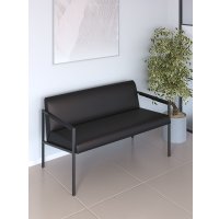 Диван MONOFIX Юнта (экокожа, черный)