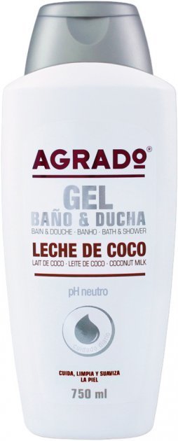 

Agrado Гель для душа Bath & Shower Gel Coconut Milk 750 мл