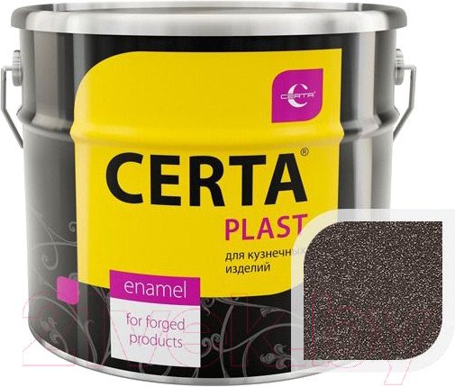 

Эмаль Certa Plast металлик 4 кг (шоколад)