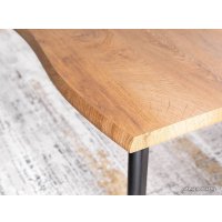 Кухонный стол Signal Fresno 150/210x90 (дуб артизан/черный)