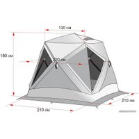 Палатка для зимней рыбалки Лотос Куб 3 Компакт
