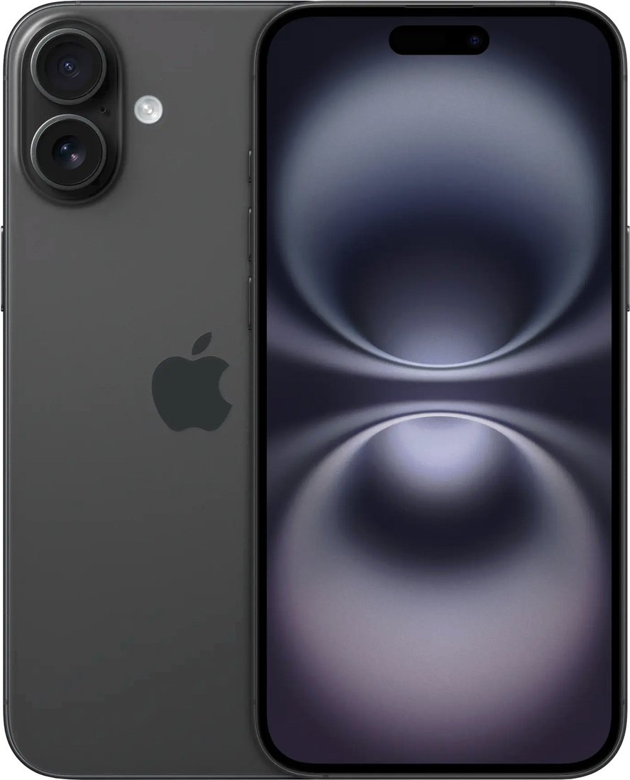 Телефон Apple iPhone 16 Plus Dual SIM 128GB (черный)