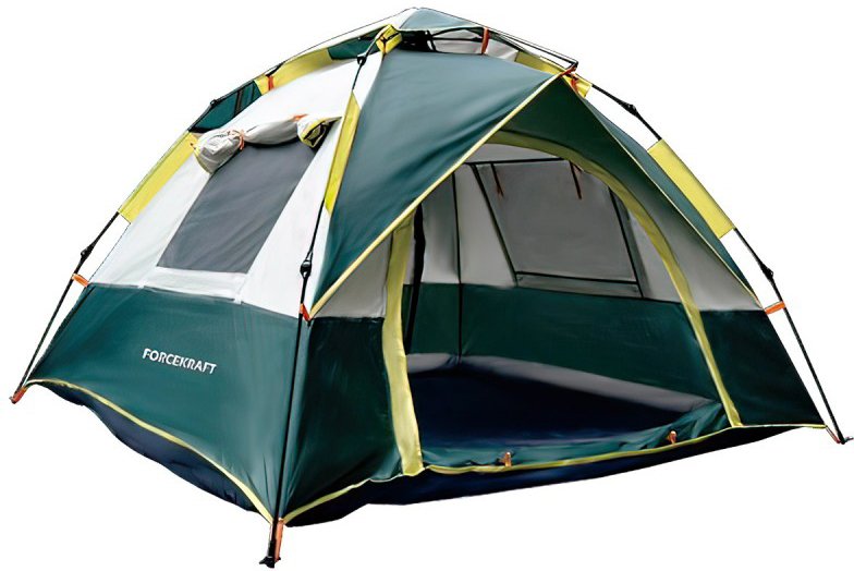 

Кемпинговая палатка ForceKraft FK-TENT-2 (зеленый)