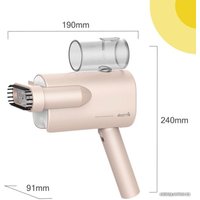 Отпариватель Deerma Portable Steam Ironing Machine (розовый, китайская версия)