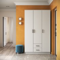 Шкаф распашной Mio Tesoro Хюгге 3D2S (белый)