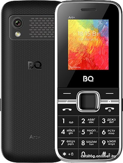 Кнопочный телефон BQ BQ-1868 Art+ (черный)